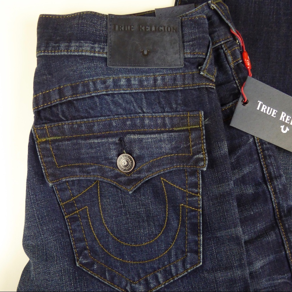 True Religion Geno Relaxed Slim w/ Flap Pocket NWT Denim Jeans
